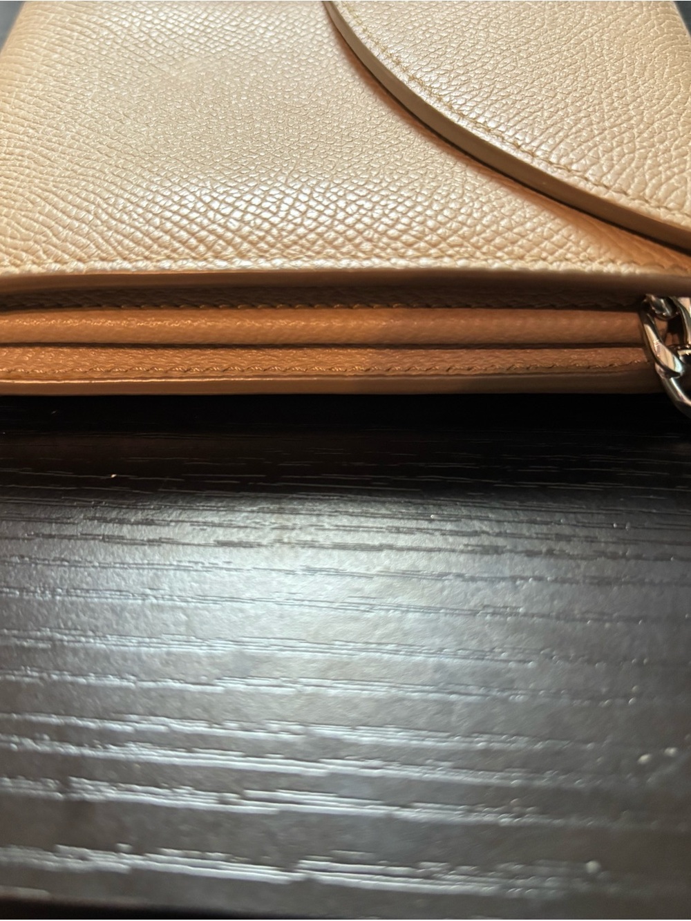 Authentic Celine Trotteur Large Flap Wallet On Chain (WOC) – VGUC W/Dust Bag - Picture 4 of 11
